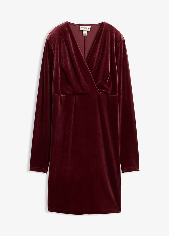Umstands-und Stillkleid aus weichem Samt, bonprix