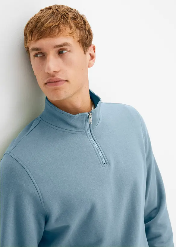 Sweat col camionneur, bonprix