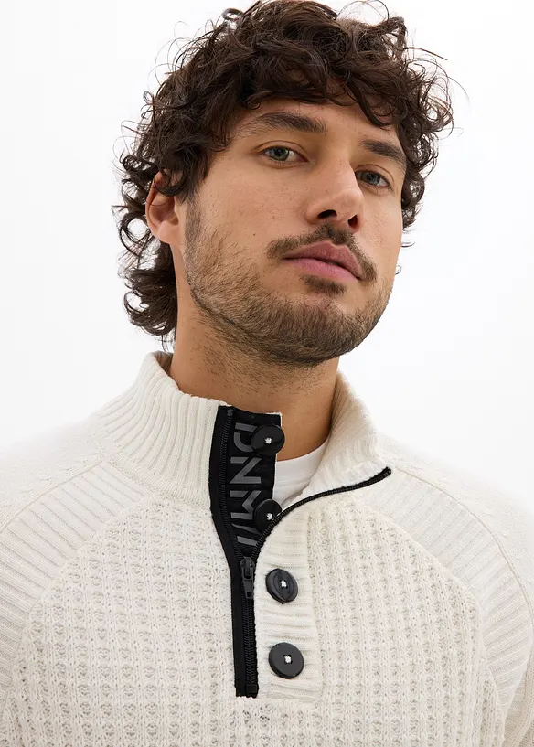 Pull à col montant, bonprix