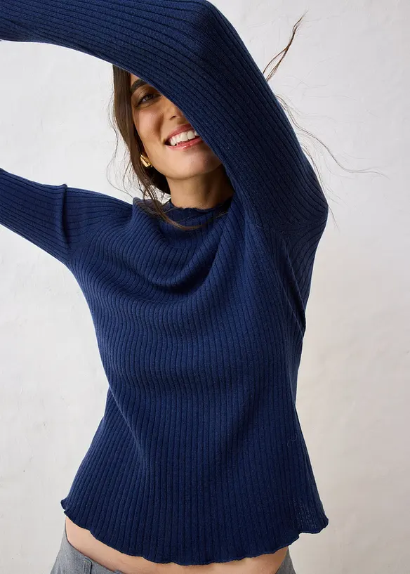 Pullover aus superfeiner Merinowolle, bonprix