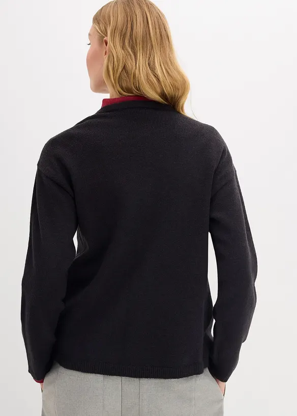 Gilet en fine maille, bonprix