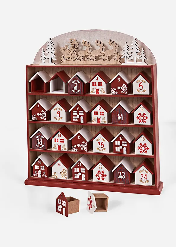 Calendrier de l’Avent en forme de maison, bonprix