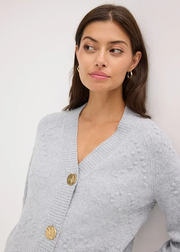 Ajour-Strickjacke, bonprix