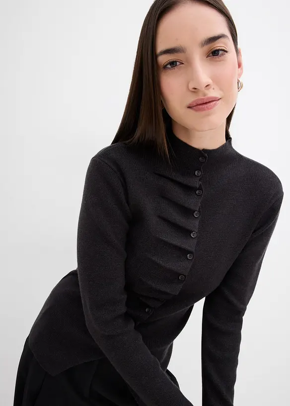 Feinstrickjacke aus softem Viskose-Mix, bonprix