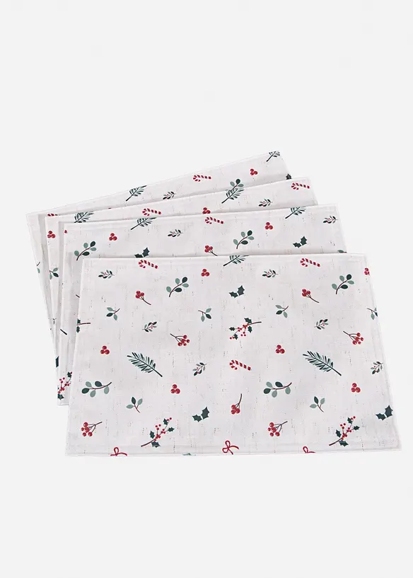 Tischset mit Druck (4er Pack), bonprix