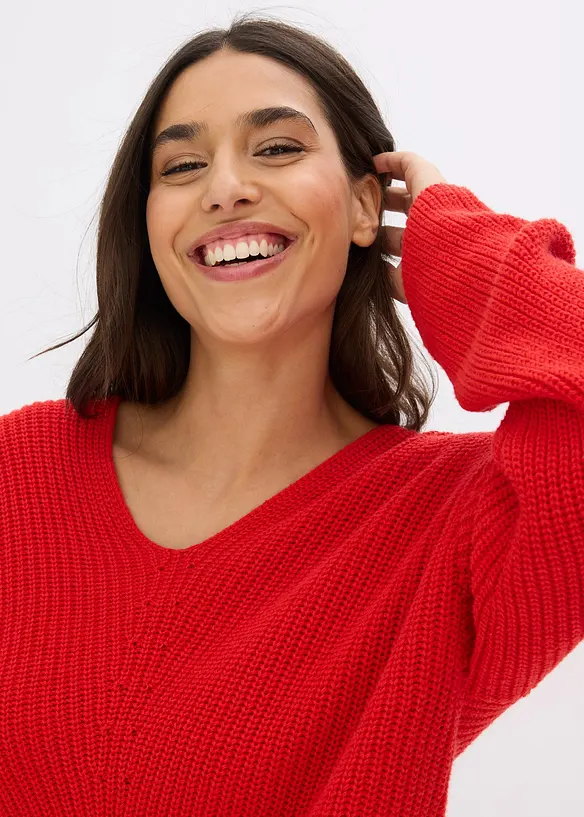 Pull oversize en laine mélangée, bonprix