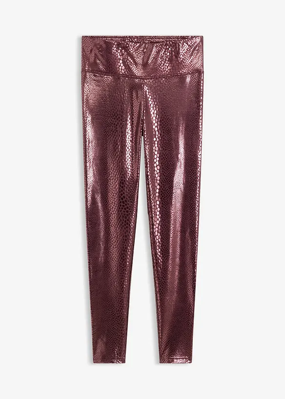 Legging en tissu enduit ultra-brillant, bonprix