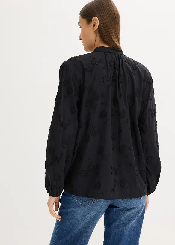 Schlupfbluse aus reiner Baumwolle, bonprix