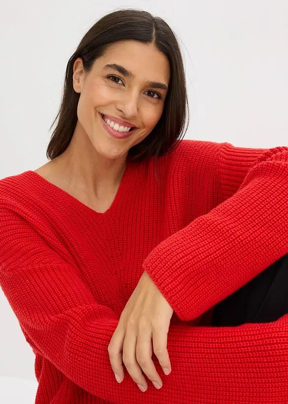 Pull oversize en laine mélangée, bonprix
