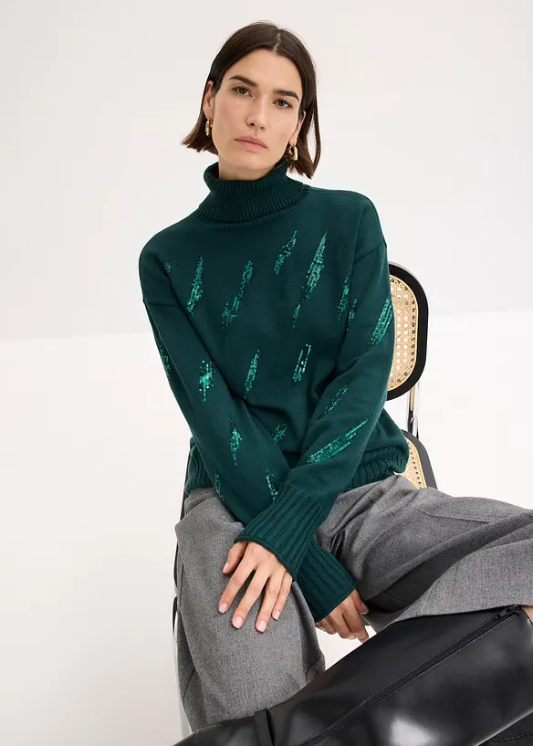 Oversize Pullover aus softem Viskose-Mix, bonprix