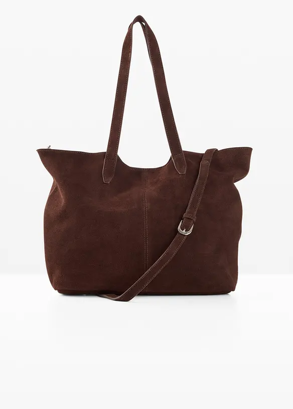 Maxi Shopper aus Wildleder, bonprix