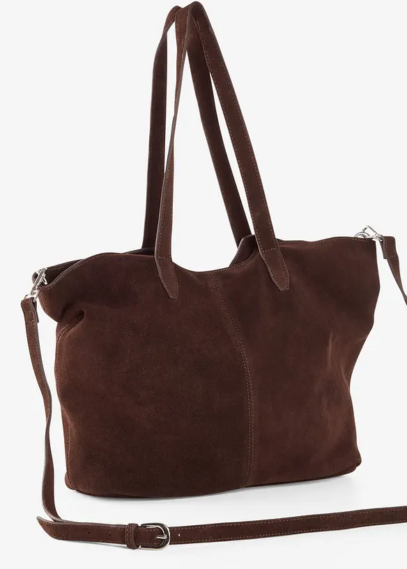 Maxi Shopper aus Wildleder, bonprix