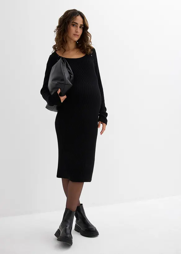 Umstands- und Stillkleid aus Strick, bonprix