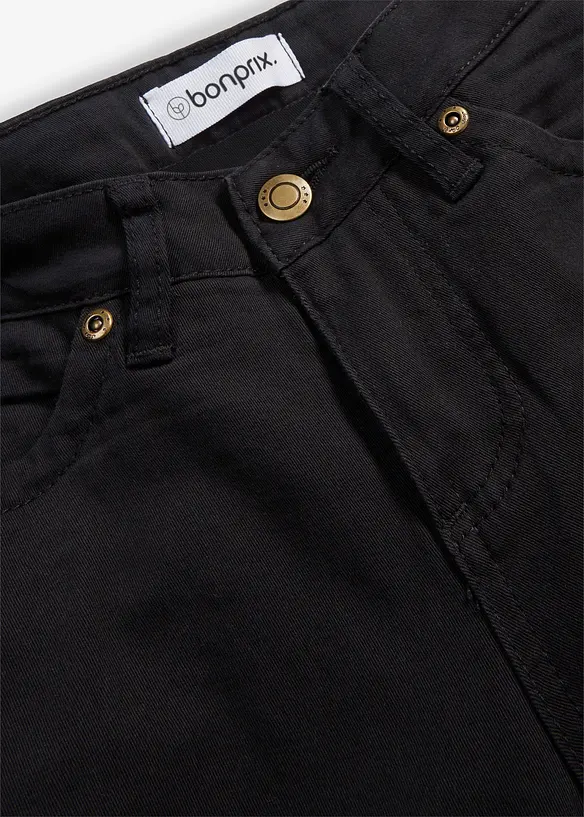 Jean droit taille mi-haute, extensible, bonprix