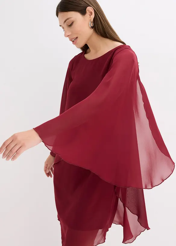 Minikleid aus feinem Chiffon, bonprix
