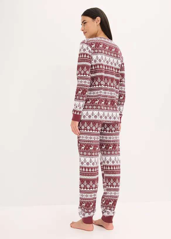 Pyjama aus reiner Bio-Baumwolle, bonprix