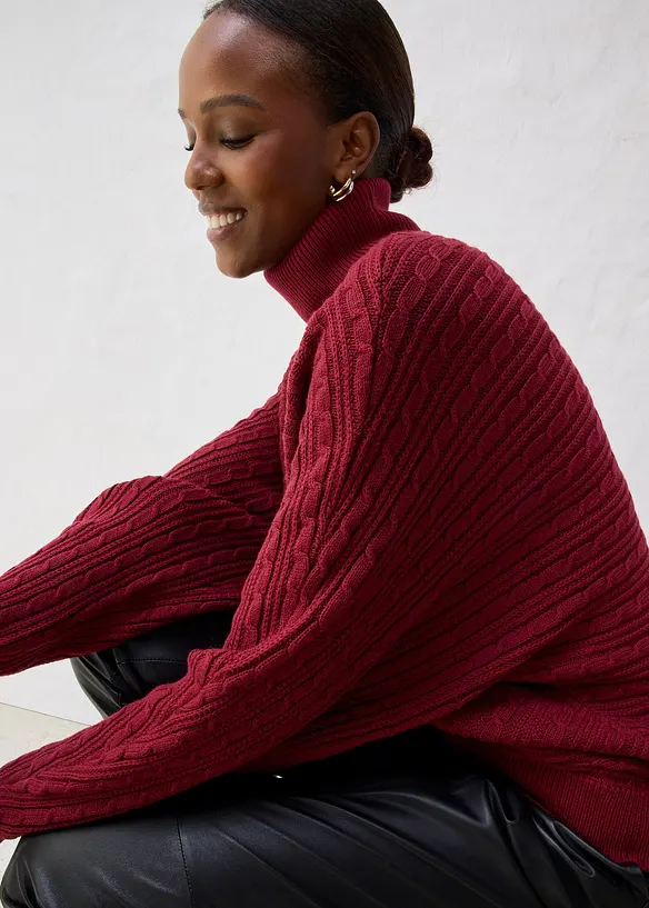 Oversize Pullover aus Merinowolle, bonprix
