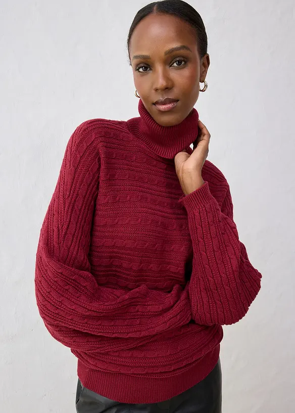 Oversize Pullover aus Merinowolle, bonprix