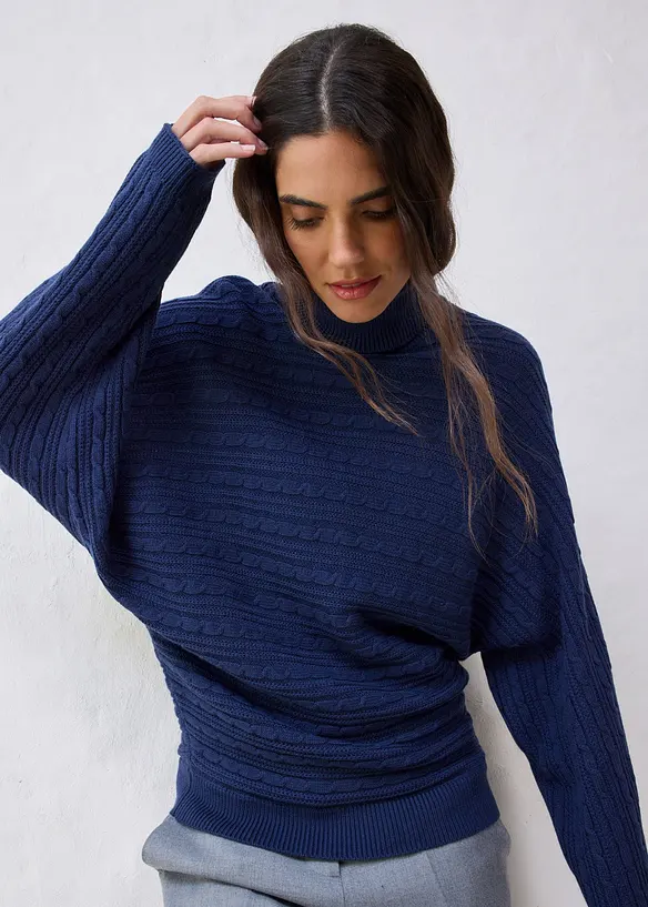 Pull en laine mérinos, bonprix