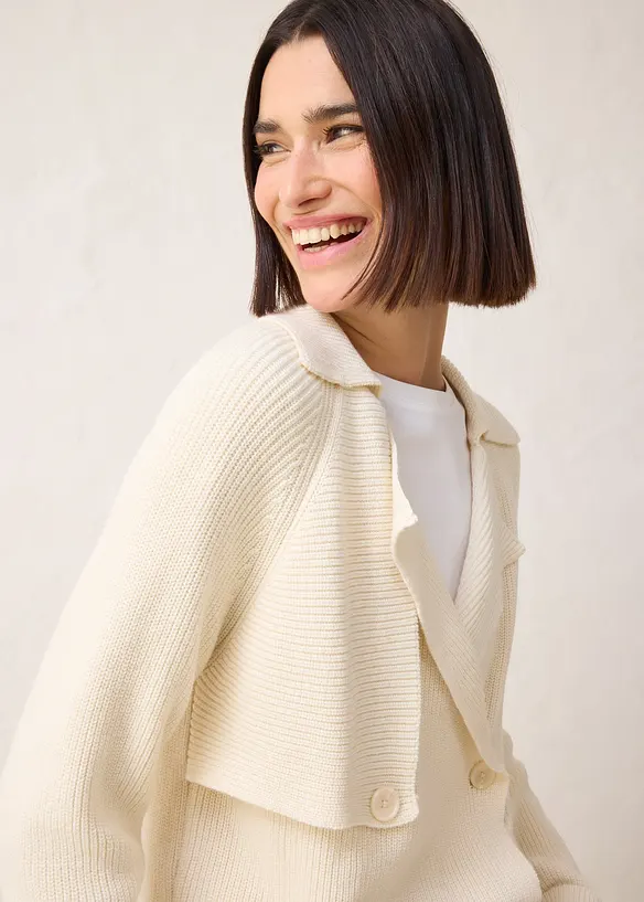 Strickjacke mit Wolle, bonprix