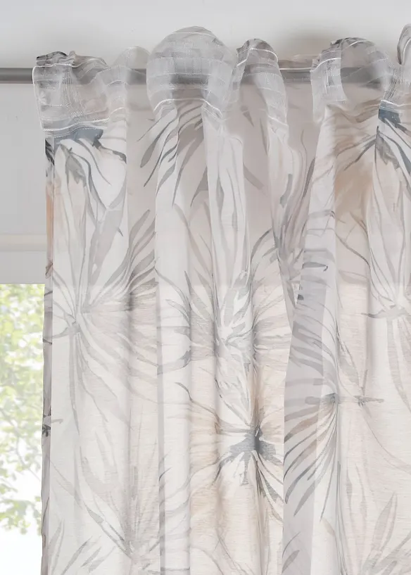 Gardine mit Druck (1er Pack), bonprix