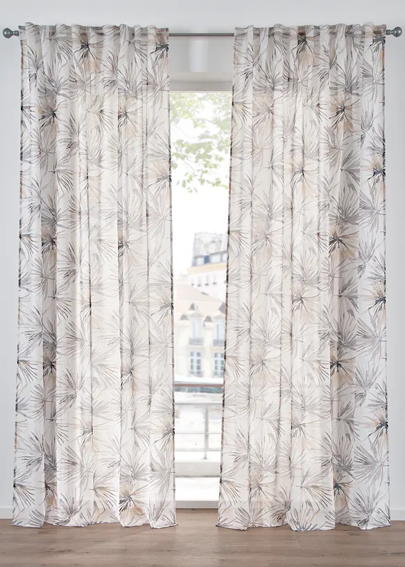 Gardine mit Druck (1er Pack), bonprix