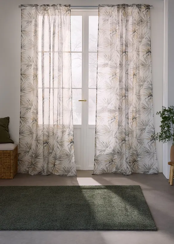 Gardine mit Druck (1er Pack), bonprix