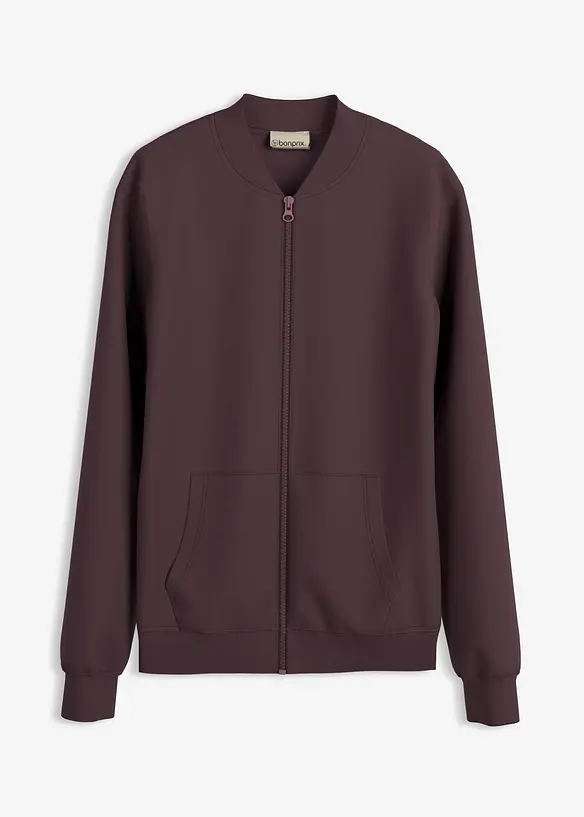 Sweat zippé en néoprène, bonprix