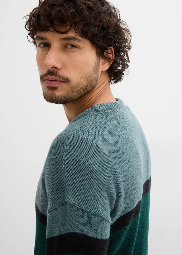 Pull à col rond facile d'entretien, bonprix