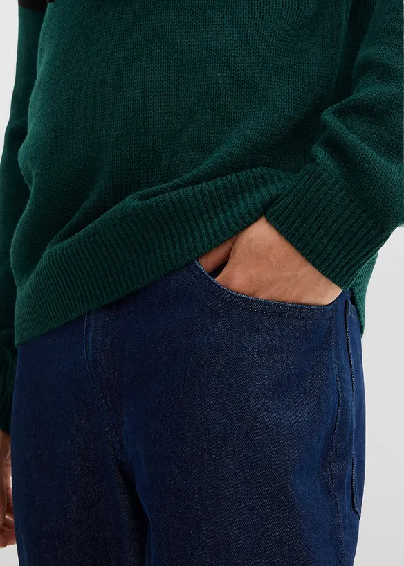 Pull à col rond facile d'entretien, bonprix