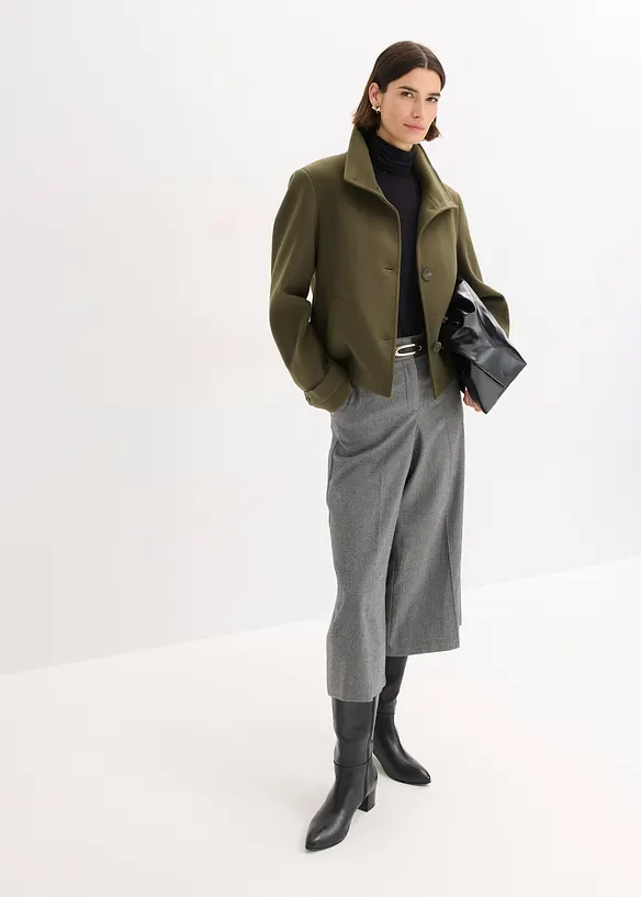 Veste aspect laine, bonprix