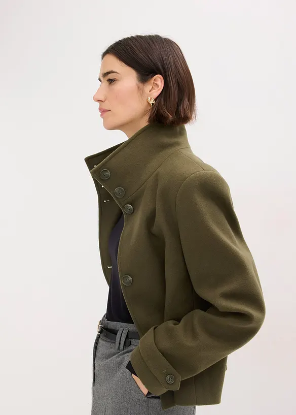 Veste aspect laine, bonprix