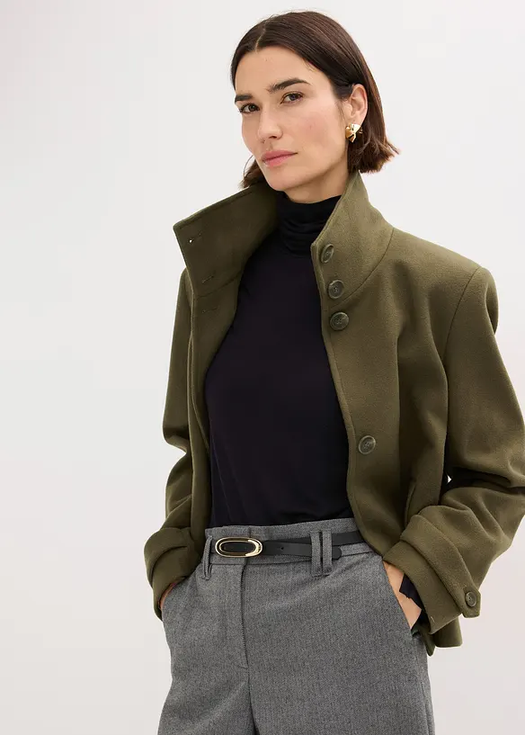 Veste aspect laine, bonprix