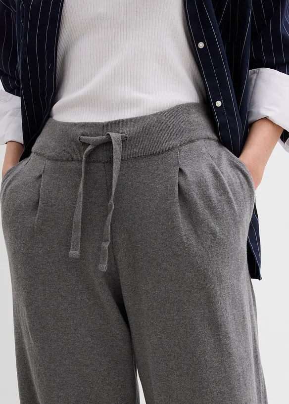 Strick-Hose aus weichem Kaschmir-Mix, bonprix