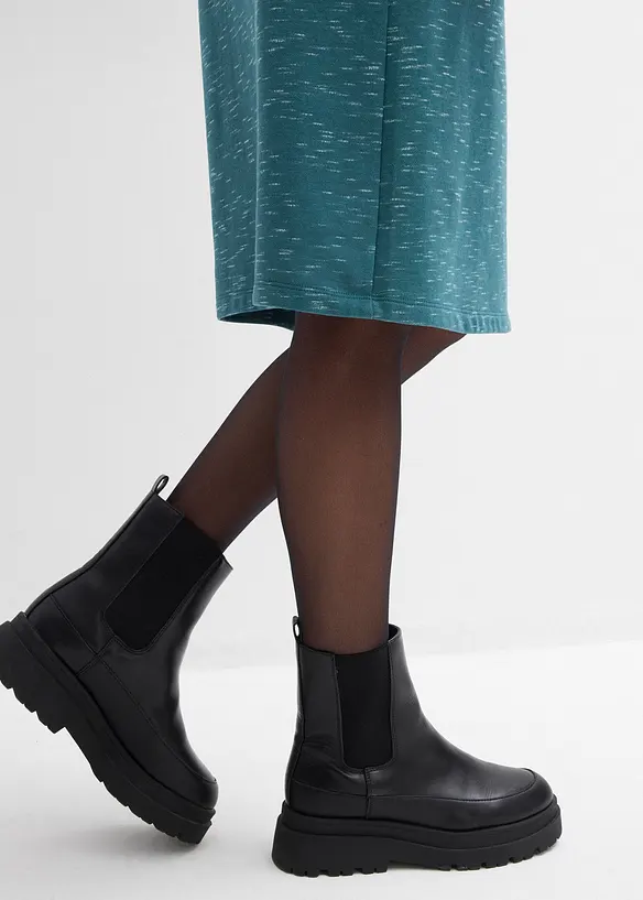 Robe sweat à col camionneur, bonprix