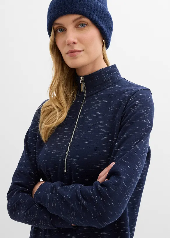 Robe sweat à col camionneur, bonprix