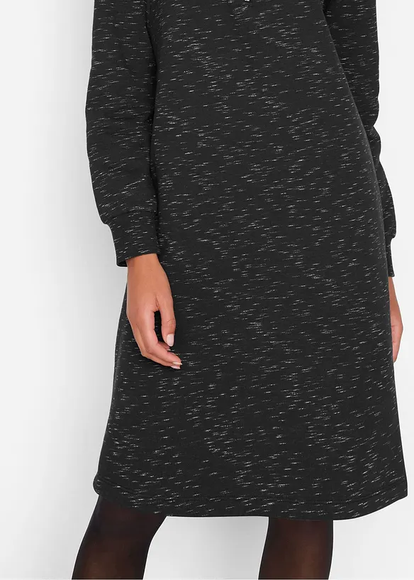 Sweatkleid mit Troyer, bonprix