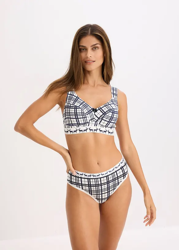 Lot de 4 slips Maxi coton, bonprix