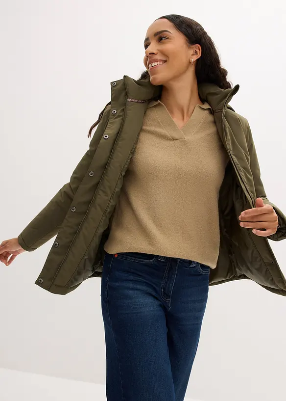 Winterjacke mit aufgesetzen Taschen, bonprix