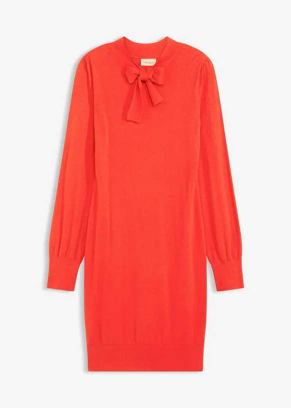 Strickkleid aus fließendem Viskose-Mix, bonprix