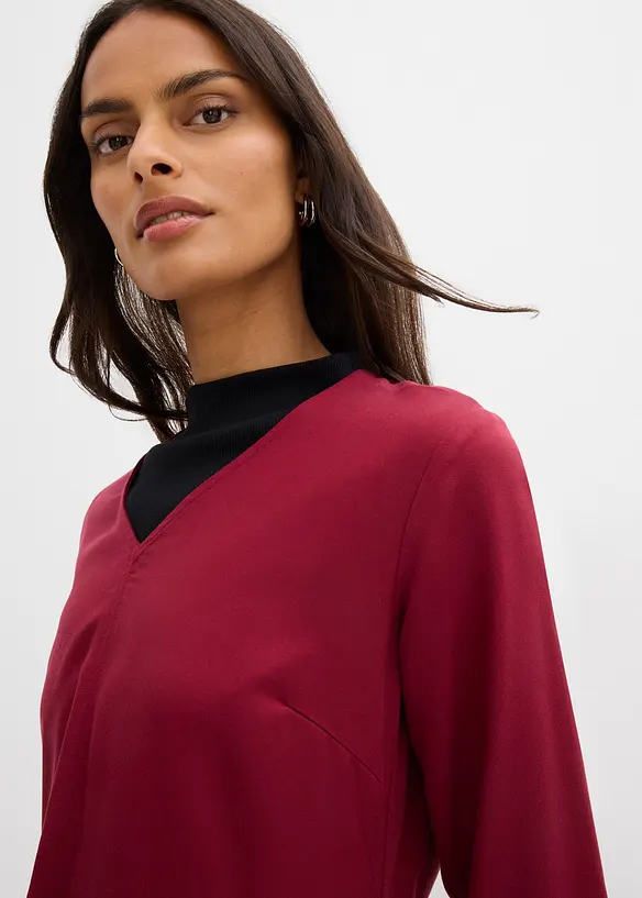 Twill-Kleid aus fließendem Lyocell, bonprix