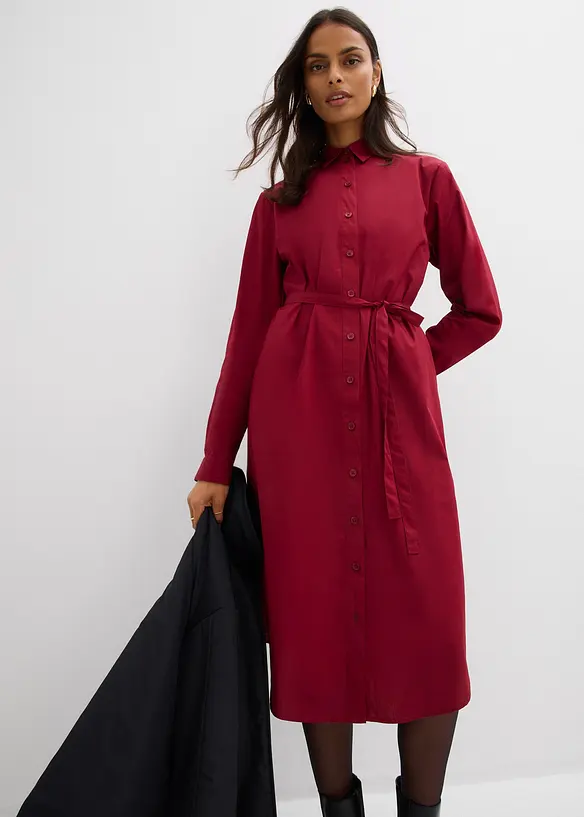 Midikleid aus reiner Bio-Baumwolle, bonprix