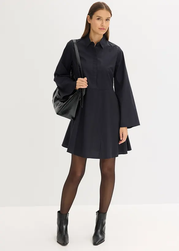 Robe-chemise 100% coton, bonprix