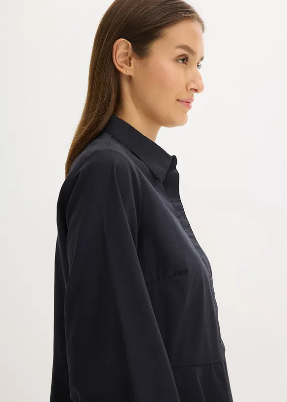 Robe-chemise 100% coton, bonprix