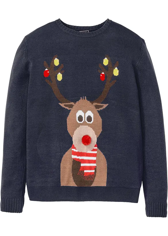 Pullover mit Weihnachtsmotiv, bonprix