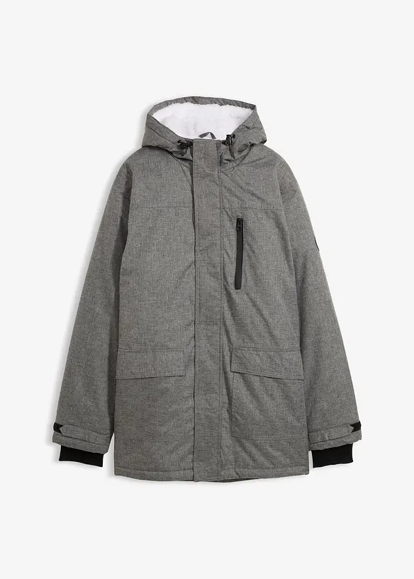 wasserdichter Funktions-Parka mit Kuschel-Fleece-Futter, bonprix