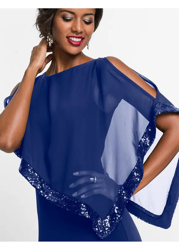 Jerseykleid mit Pailletten, bonprix