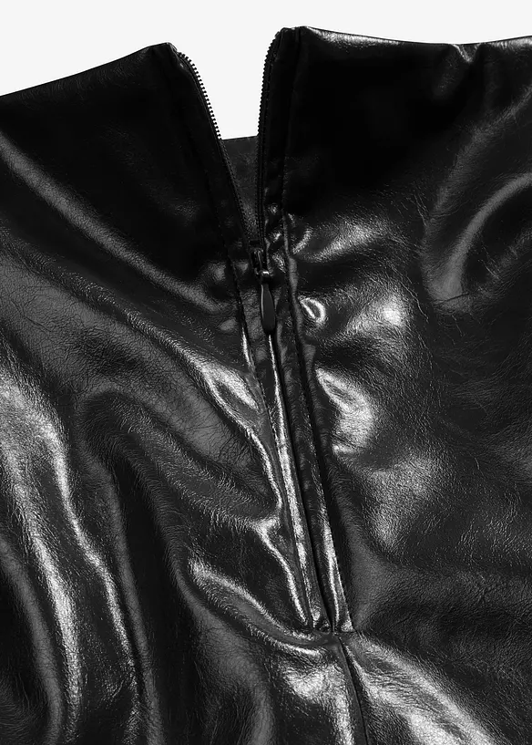 Mini-jupe enduite, bonprix