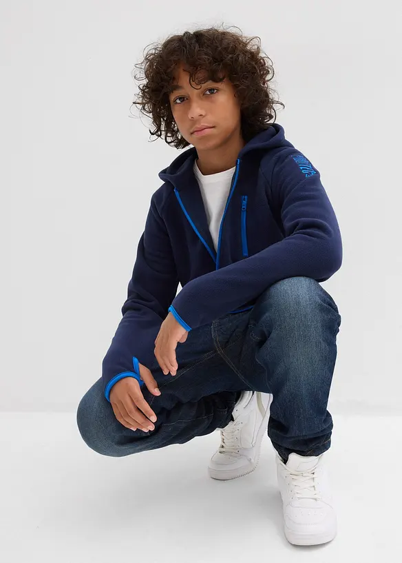 Gilet polaire à détails contrastants, bonprix