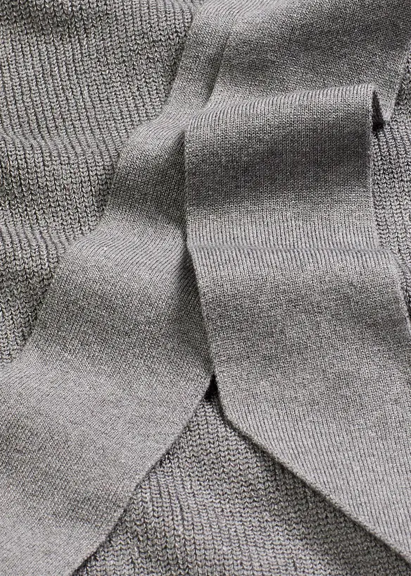 Strickkleid mit Schleife aus softem Viskose-Mix, bonprix